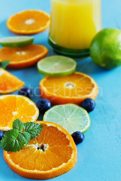 Stock photo: sliced citrus fruit