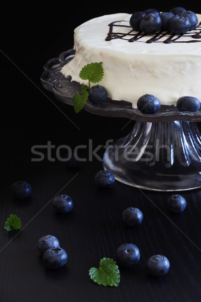 celebratory cake with white frosting  Stock photo © saharosa