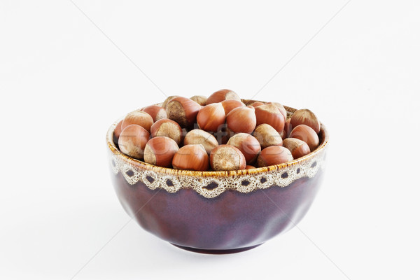 hazelnuts in a bowl  Stock photo © saharosa