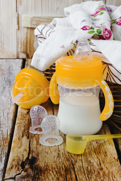 baby feeding bottle Stock photo © saharosa