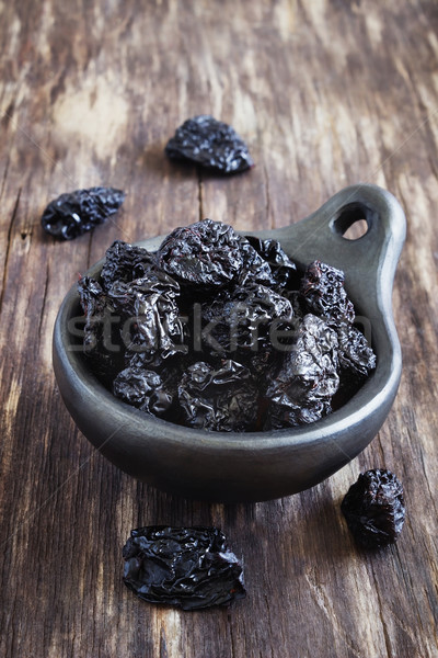 dried prunes in a bowl Stock photo © saharosa