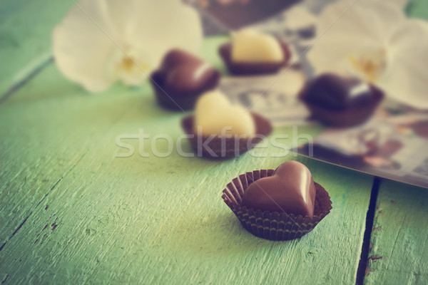 chocolate candy Stock photo © saharosa