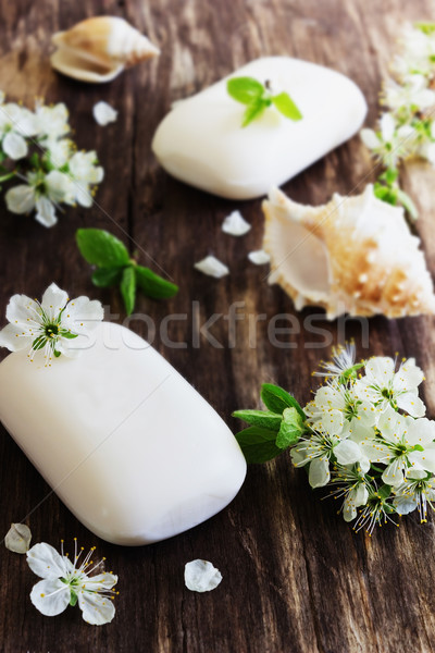 Foto d'archivio: Aromatico · sapone · vecchio · legno · aromaterapia · spa