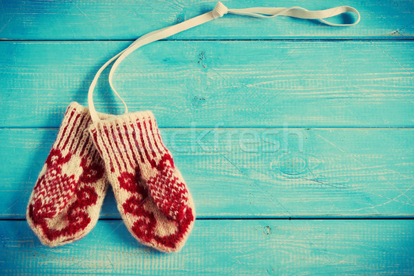 traditional children's mittens Stock photo © saharosa