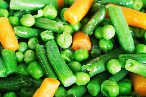 green beans and carrots Stock photo © saharosa