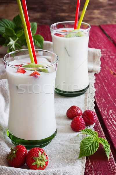 Homemade organic yogurt  Stock photo © saharosa