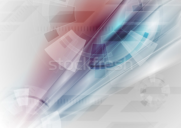 Sci-fi bright abstract technology background Stock photo © saicle