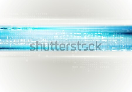 Abstract tecnologia luminoso vettore blu grigio Foto d'archivio © saicle