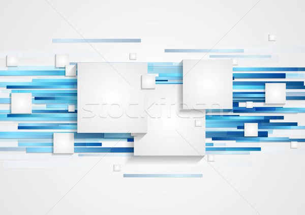 Abstract tech geometrie vector textuur ontwerp Stockfoto © saicle