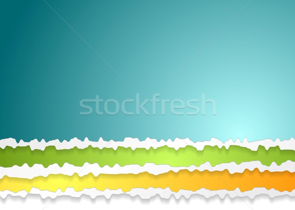 Ragged edge paper abstract background Stock photo © saicle