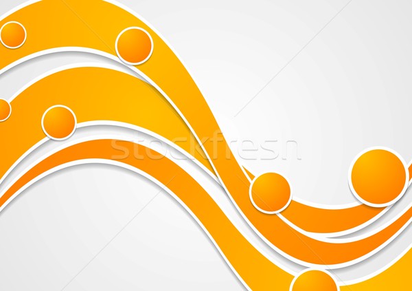 Vibrant abstract waves Stock photo © saicle