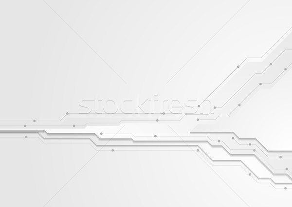 Tech grau futuristisch abstrakten Textur Licht Stock foto © saicle
