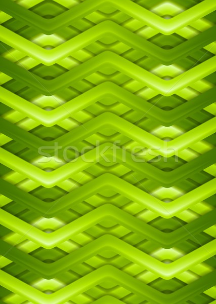 Bright green smooth stripes background Stock photo © saicle