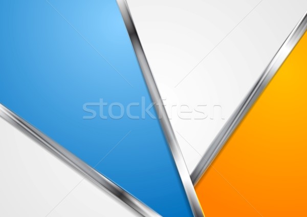 Resumen vector diseno metálico luz Foto stock © saicle