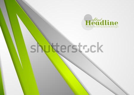 Foto stock: Verde · gris · contraste · tecnología · flechas · vector
