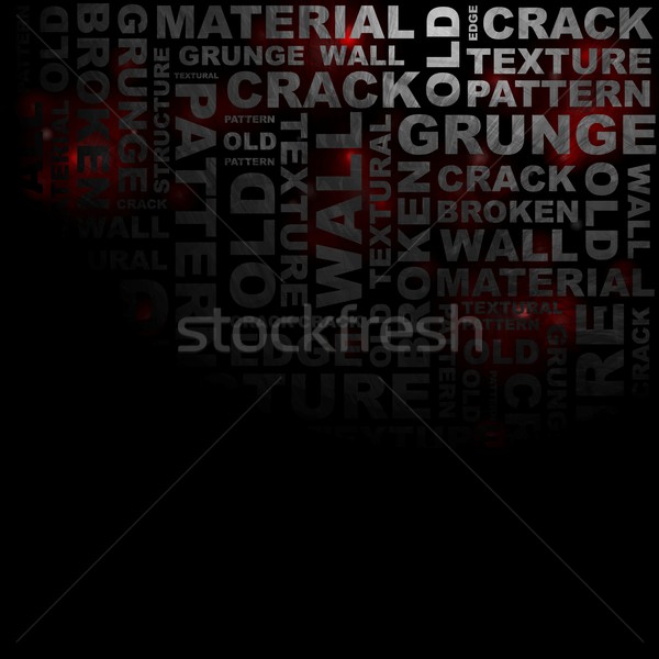 Ciemne ponury grunge słowo wzór wektora Zdjęcia stock © saicle