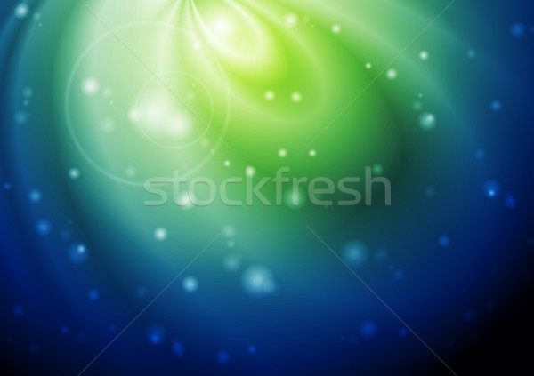 Résumé lumineuses cosmique eps 10 vecteur [[stock_photo]] © saicle