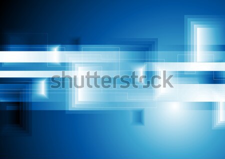 Stock fotó: Fényes · kék · terv · absztrakt · vektor · eps