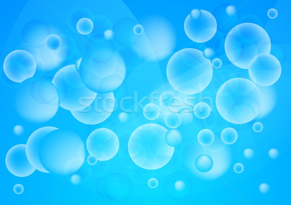 Stock photo: Vibrant bubbly background (eps 10)