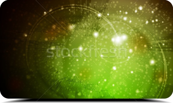 Streszczenie kosmiczny projektu ciemne zielone eps Zdjęcia stock © saicle