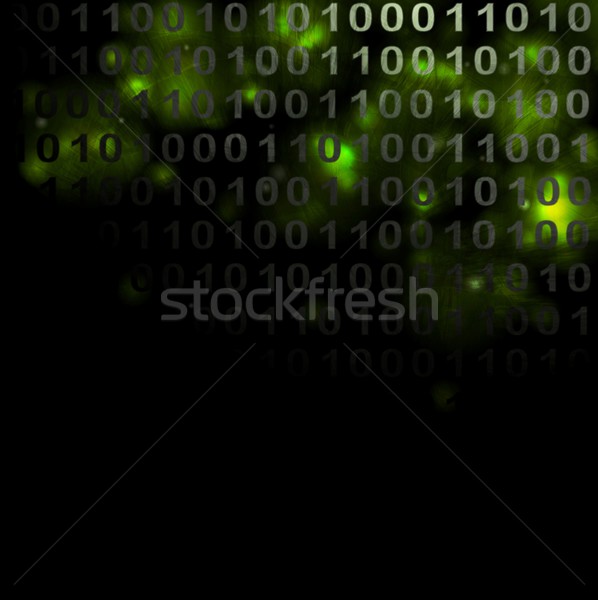 Abstrakten Grunge Tech Design grünen Stock foto © saicle