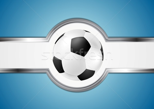 Abstract football design Stock photo © saicle