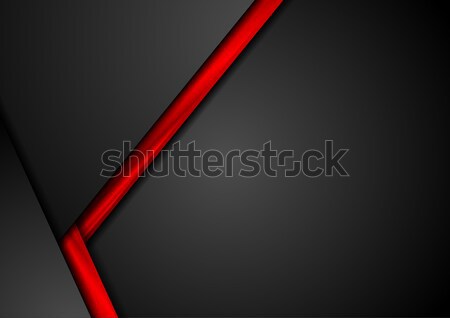 Foto stock: Abstrato · escuro · corporativo · vetor · contraste · vermelho