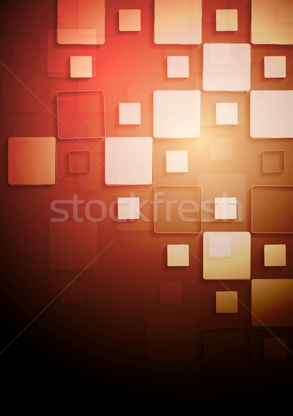 Abstract tech vettore sfondo luminoso geometria Foto d'archivio © saicle