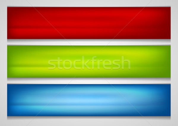 Foto stock: Brilhante · gradiente · vetor · banners · abstrato · teia