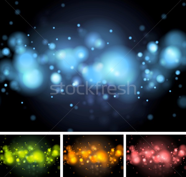 Colorful shiny vector lights Stock photo © saicle