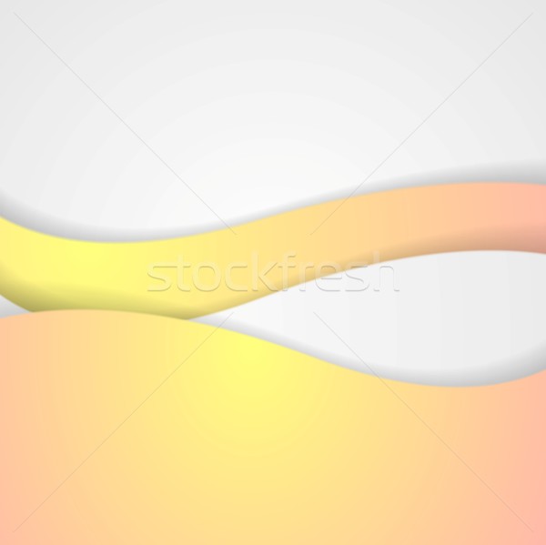 Abstract ondulato texture luce design sfondo Foto d'archivio © saicle