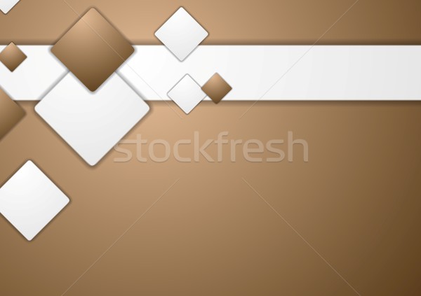 Resumen tecnología marrón vector diseno textura Foto stock © saicle