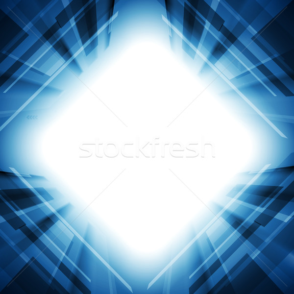 Bright blue motion technology vector background Stock photo © saicle