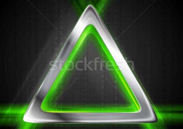 Metal verde luce vettore design Foto d'archivio © saicle