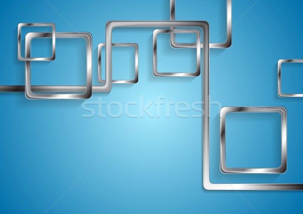 Abstract tech metallic elements Stock photo © saicle