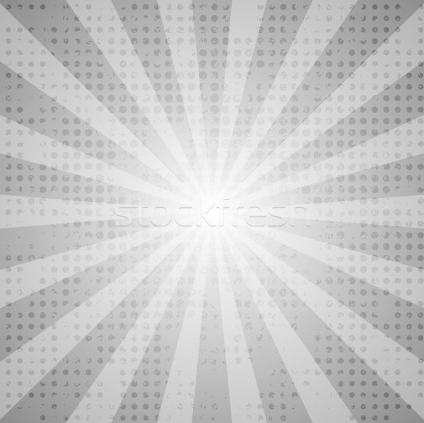 Grey abstract retro beams background Stock photo © saicle