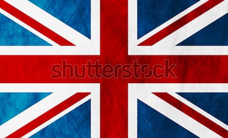 Stock photo: United Kingdom of Great Britain grunge flag