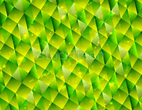 Stock photo: Abstract polygonal triangles tech background