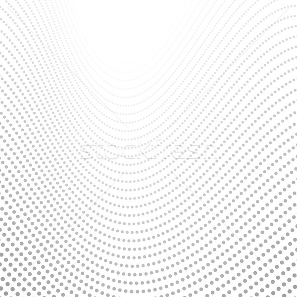 Grigio tech ondulato punteggiata linee abstract Foto d'archivio © saicle