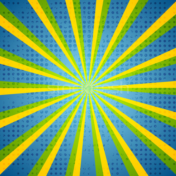 Retro grunge colorful beams background Stock photo © saicle