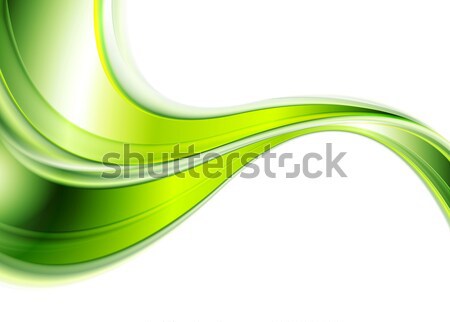 Verde abstract onde vettore design luce Foto d'archivio © saicle