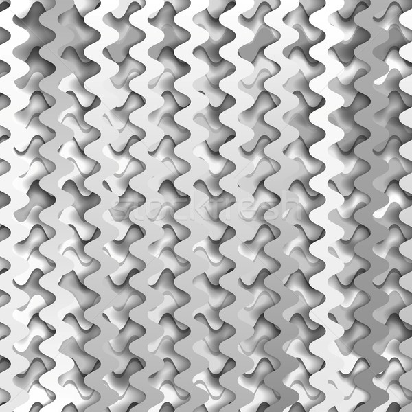 Grigio ondulato vettore pattern texture Foto d'archivio © saicle