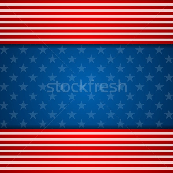 Presidents Day abstract USA flag colors background Stock photo © saicle