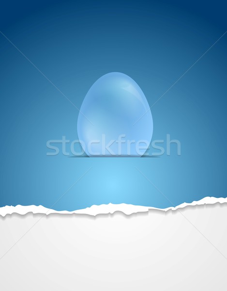 Huevo de Pascua vector borde papel Pascua textura Foto stock © saicle