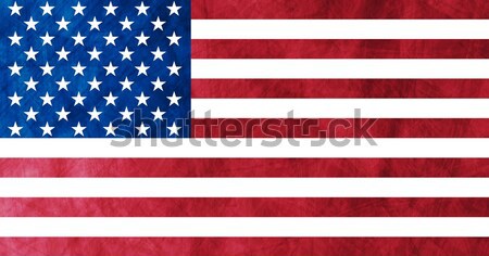 Stock photo: American grunge flag