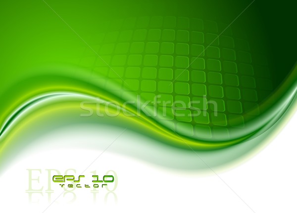 Stockfoto: Technische · golvend · ontwerp · abstract · golf · vector