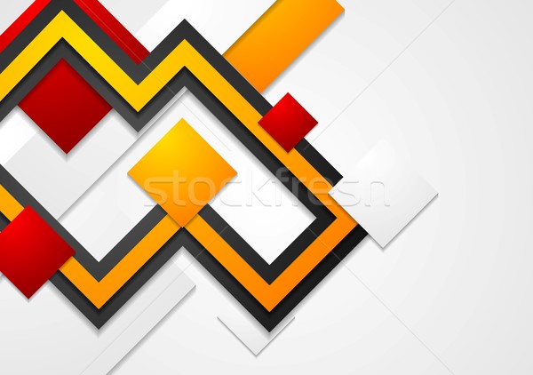 Techniczne elegancki streszczenie tech wektora jasne Zdjęcia stock © saicle