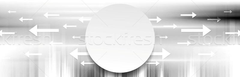 Stockfoto: Grijs · abstract · tech · vector · banner · moderne