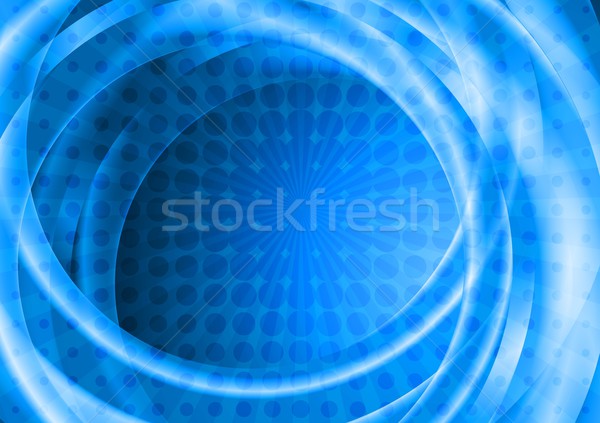 Kék absztrakció gyönyörű absztrakt eps 10 Stock fotó © saicle
