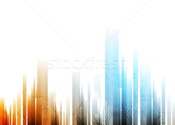 Luminos abstract Tech element vector proiect Imagine de stoc © saicle